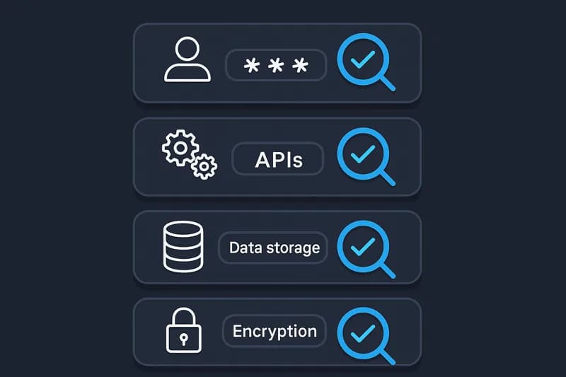 Слоеве на сигурност на SaaS платформа - одит на автентикация, API-та, данни, криптиране