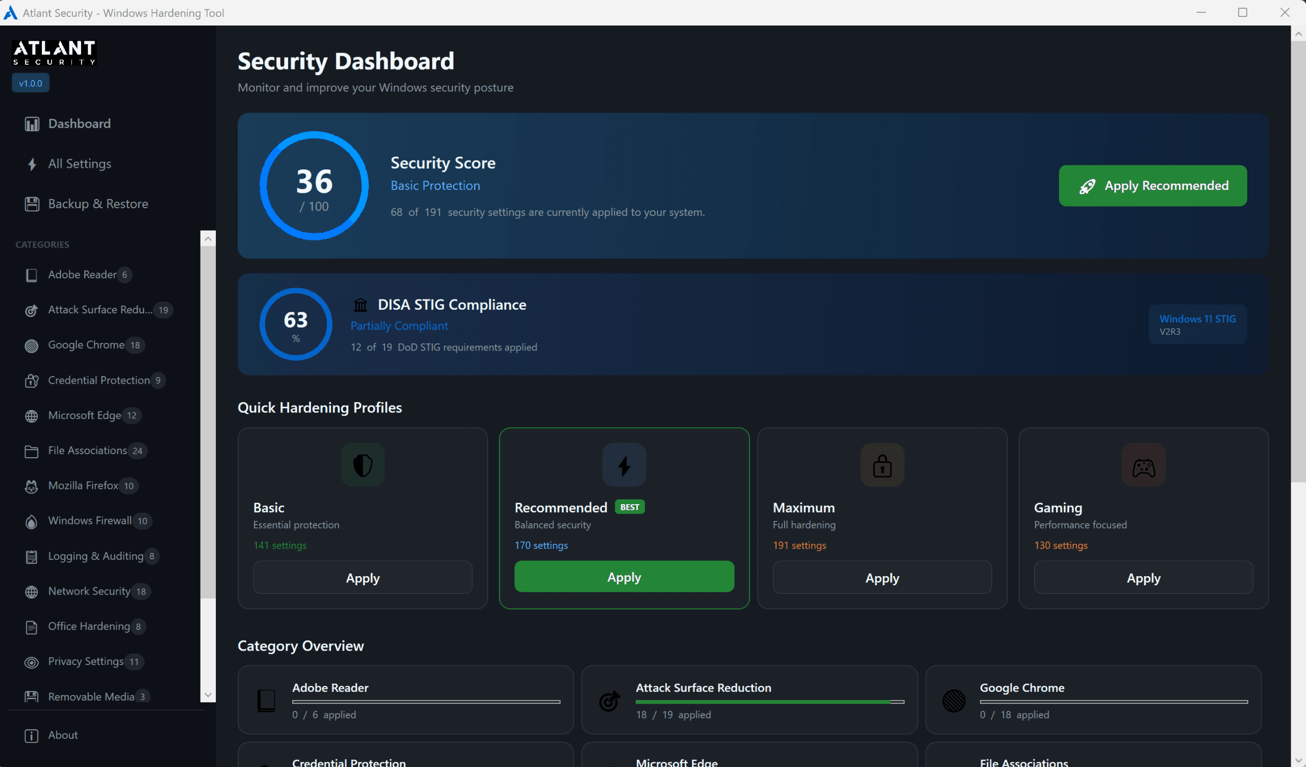 Представяме Atlant Security Hardening: Сигурност на Windows 11 от корпоративен клас, направена лесна Представяме Atlant Security Hardening: Сигурност на Windows 11 от корпоративен клас, направена лесна
