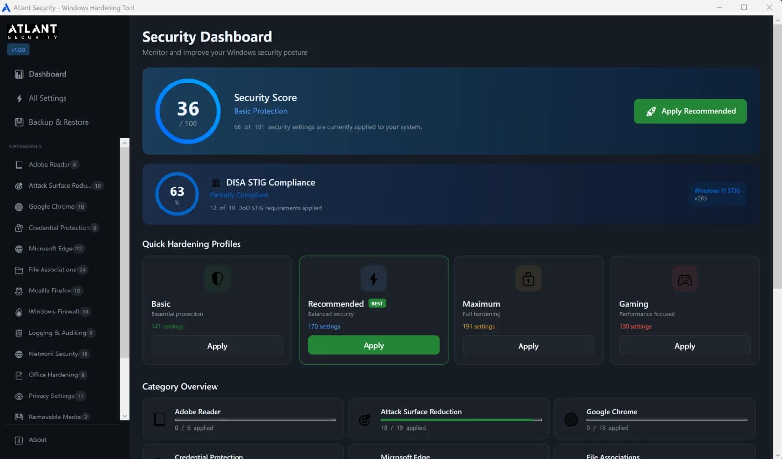 Представяме Atlant Security Hardening: Сигурност на Windows 11 от корпоративен клас, направена лесна Представяме Atlant Security Hardening: Сигурност на Windows 11 от корпоративен клас, направена лесна