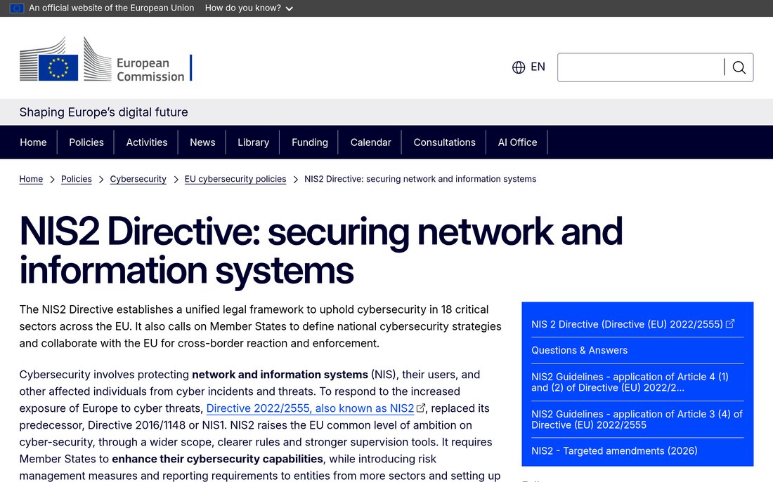 NIS2 директива и българското транспониране homepage