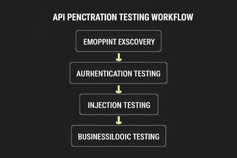 Работен процес на API пентест - откриване на крайни точки, тестване на автентикация, инжекционно тестване и анализ на бизнес логика