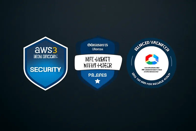 Сертификати за облачна сигурност - значки за специалисти по сигурност на AWS, Azure и GCP