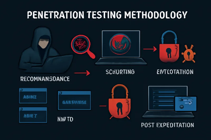 Преглед на методологията за пентест, покриваща уеб, API, мрежови, мобилни, облачни и SaaS тестове