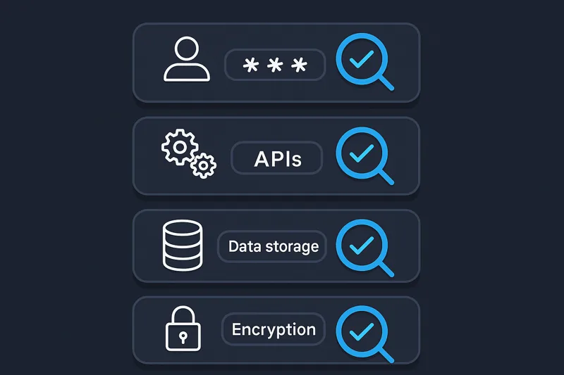 Слоеве на сигурност на SaaS платформа - одит на автентикация, API-та, данни, криптиране