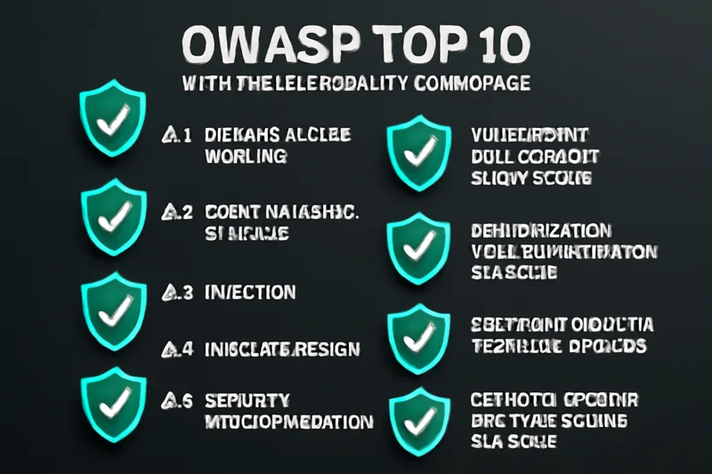 Покритие на OWASP Top 10 уеб уязвимости със защитни щитове